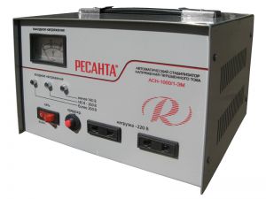 Однофазный стабилизатор электромеханического типа Ресанта АСН - 1000/1 - ЭМ