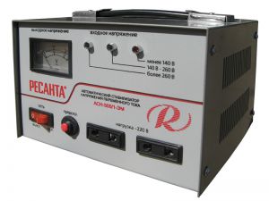 Однофазный стабилизатор электромеханического типа Ресанта АСН - 500/1 - ЭМ